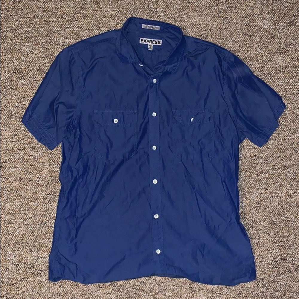 Express Button Down Short Sleeve Shirt